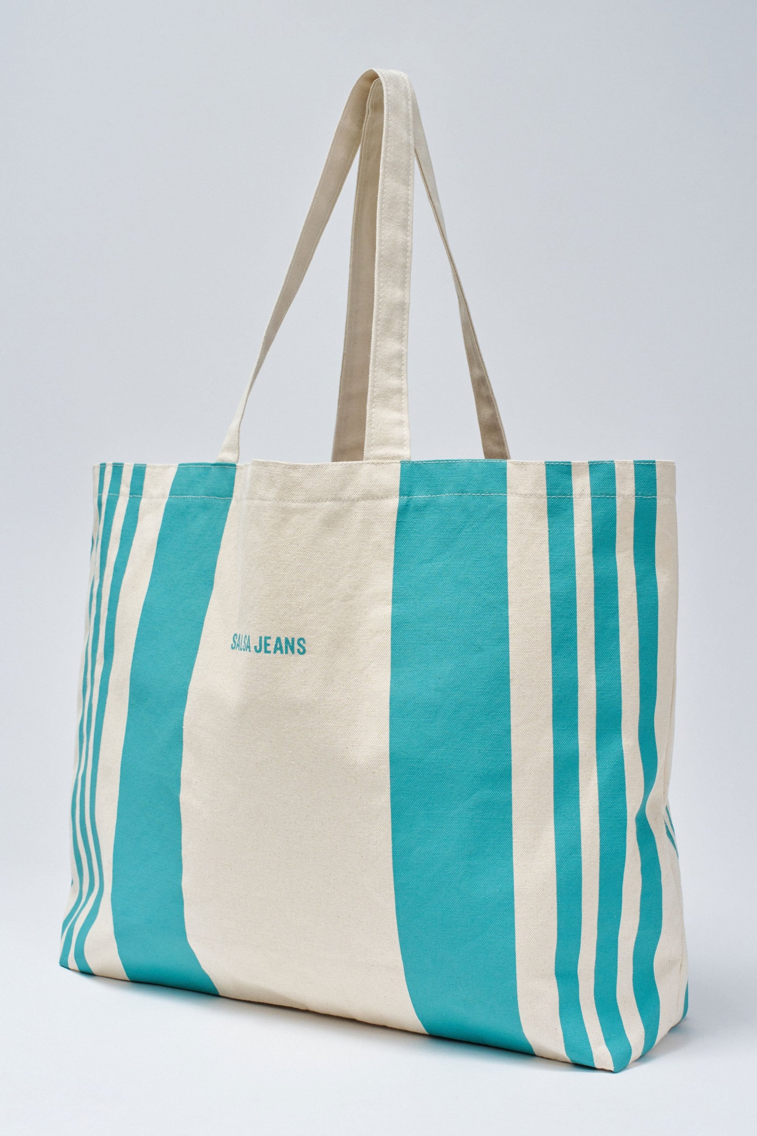 STRIPED BEACH BAG