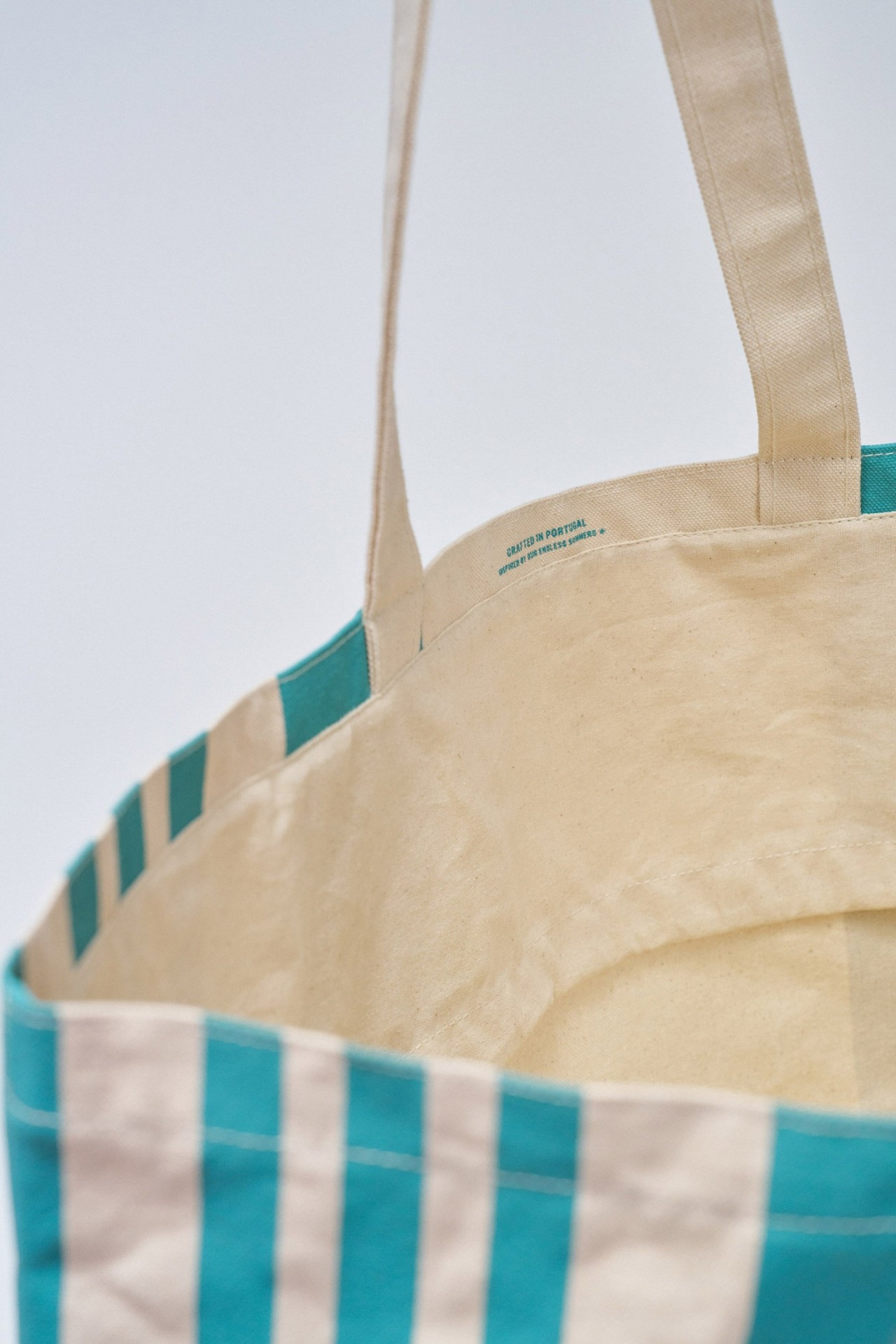 BOLSO DE PLAYA A RAYAS