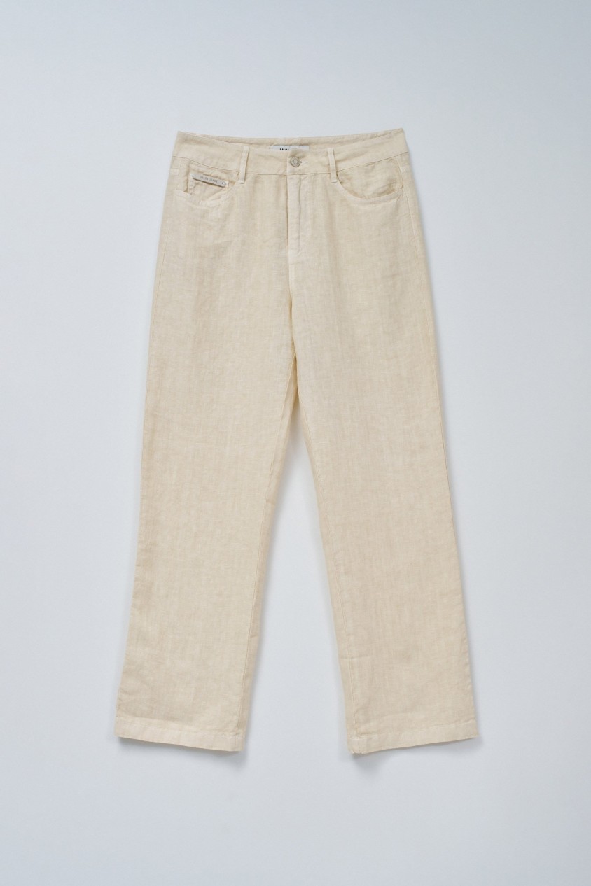 PANTALONES STRAIGHT EN LINO