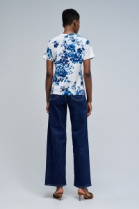 T-SHIRT WITH FLORAL PATTERN