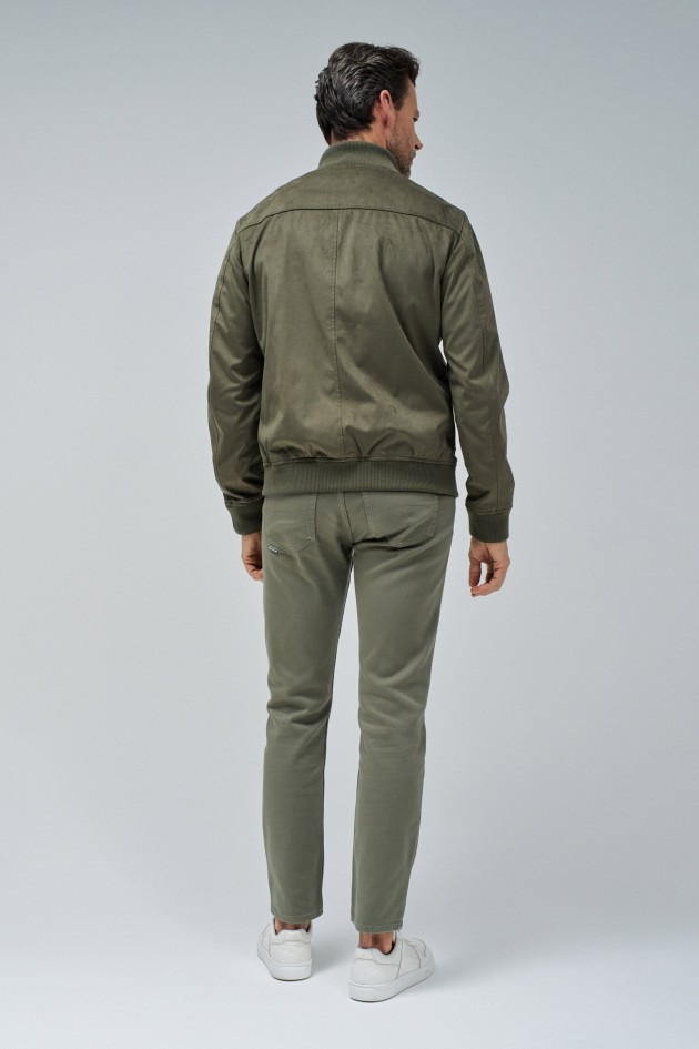 SUEDE BOMBER JACKET