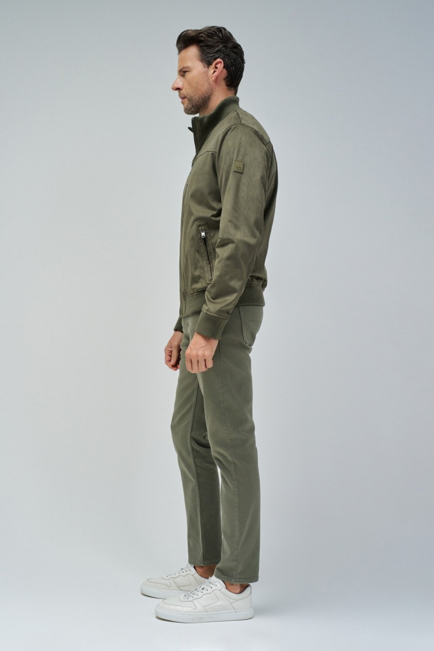 VESTON BOMBER EN DAIM