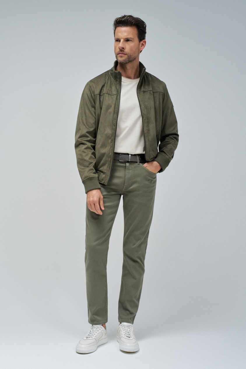 VESTON BOMBER EN DAIM
