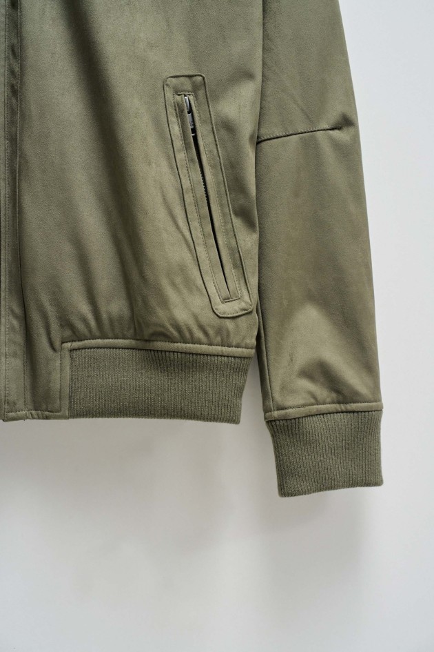 SUEDE BOMBER JACKET