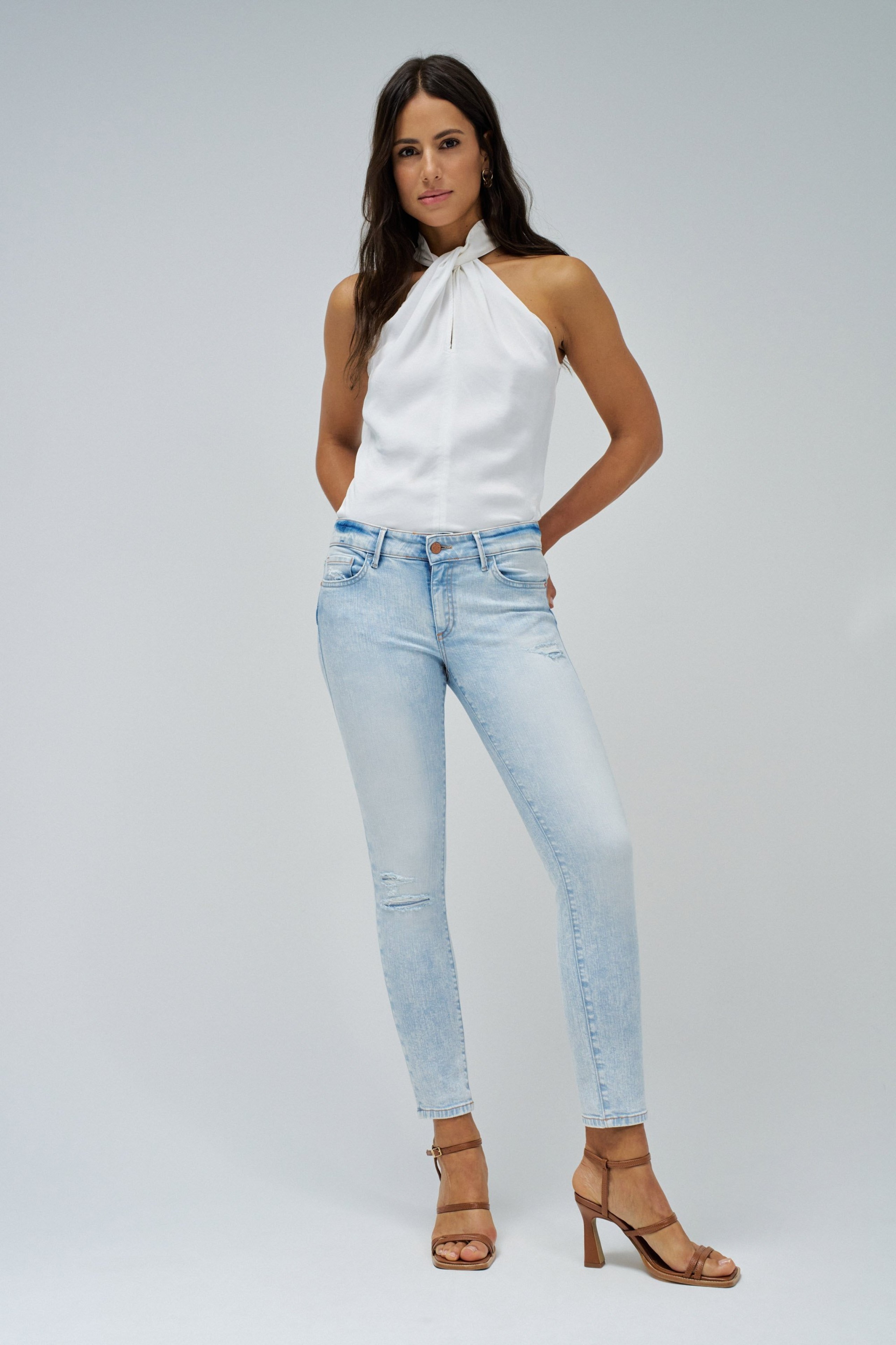 JEANS WONDER PUSH UP CROPPED SKINNY