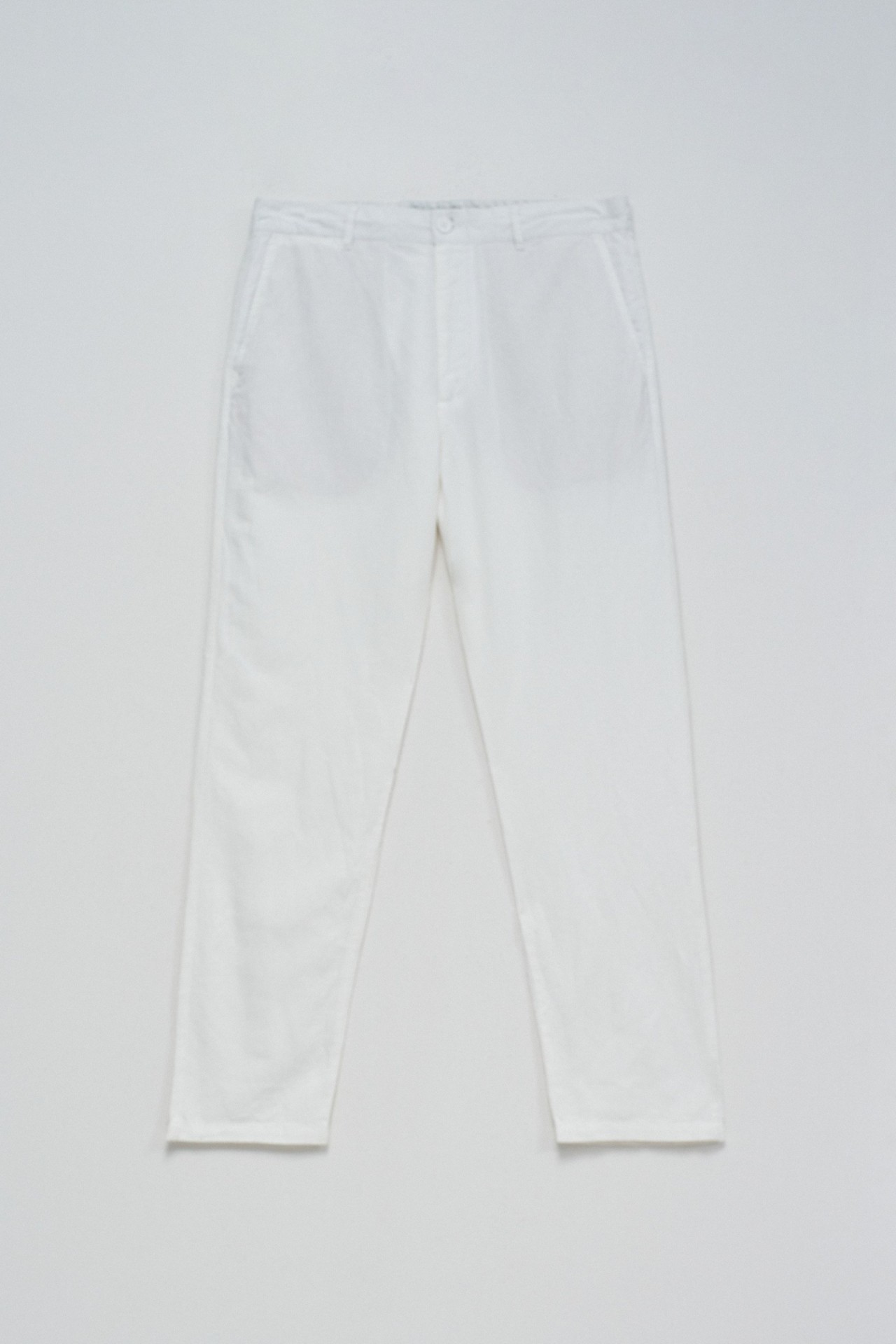 HOSE CHINO MIT LEINENMISCHUNG