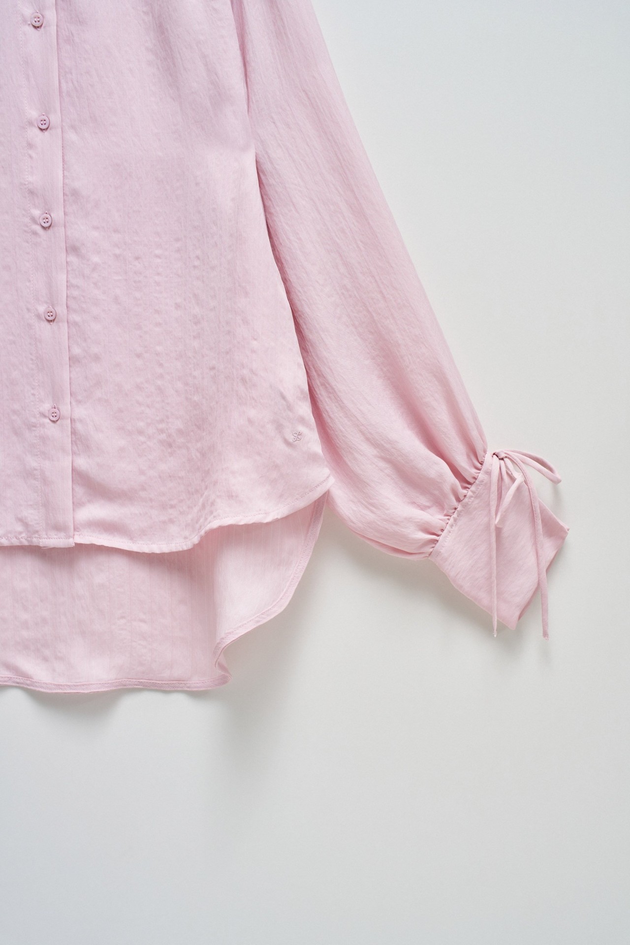 STRIPED SHIRT WITH FLARED SLEEVES