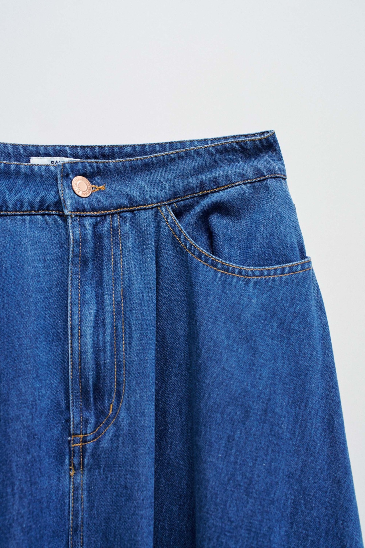 TRUE SKIRT IN LIGHTDENIM