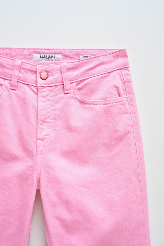 VAQUEROS TRUE CROPPED SLIM DE COLOR