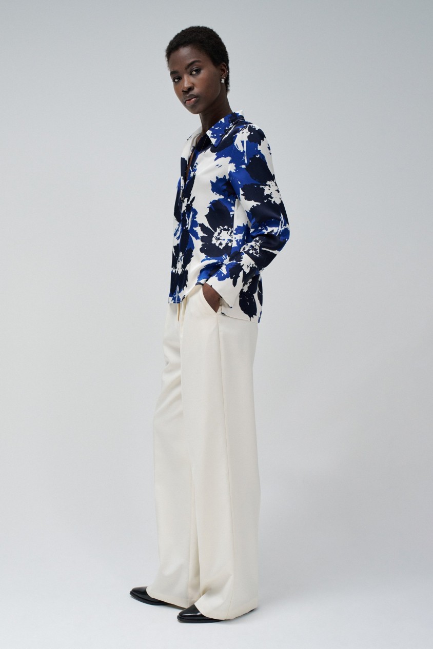 BLOUSE À IMPRIMÉ FLEURI