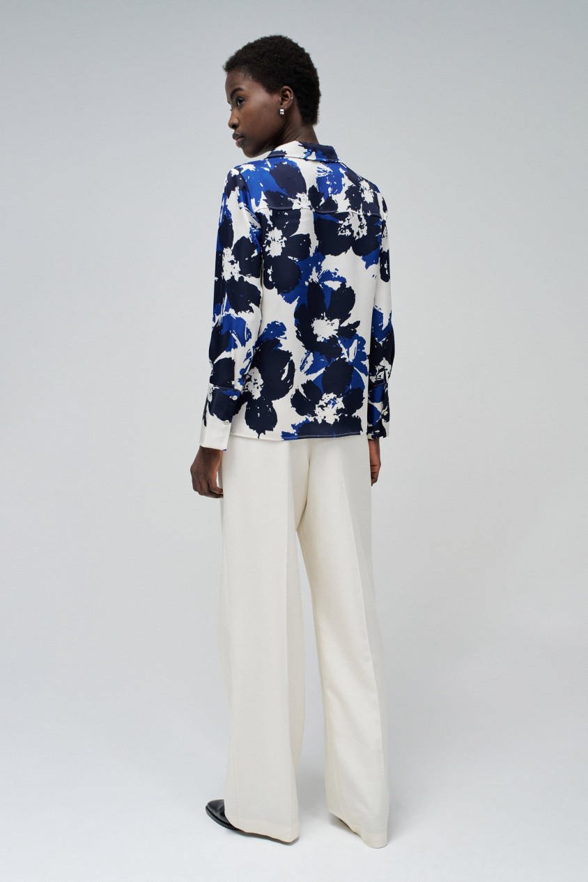 BLOUSE À IMPRIMÉ FLEURI