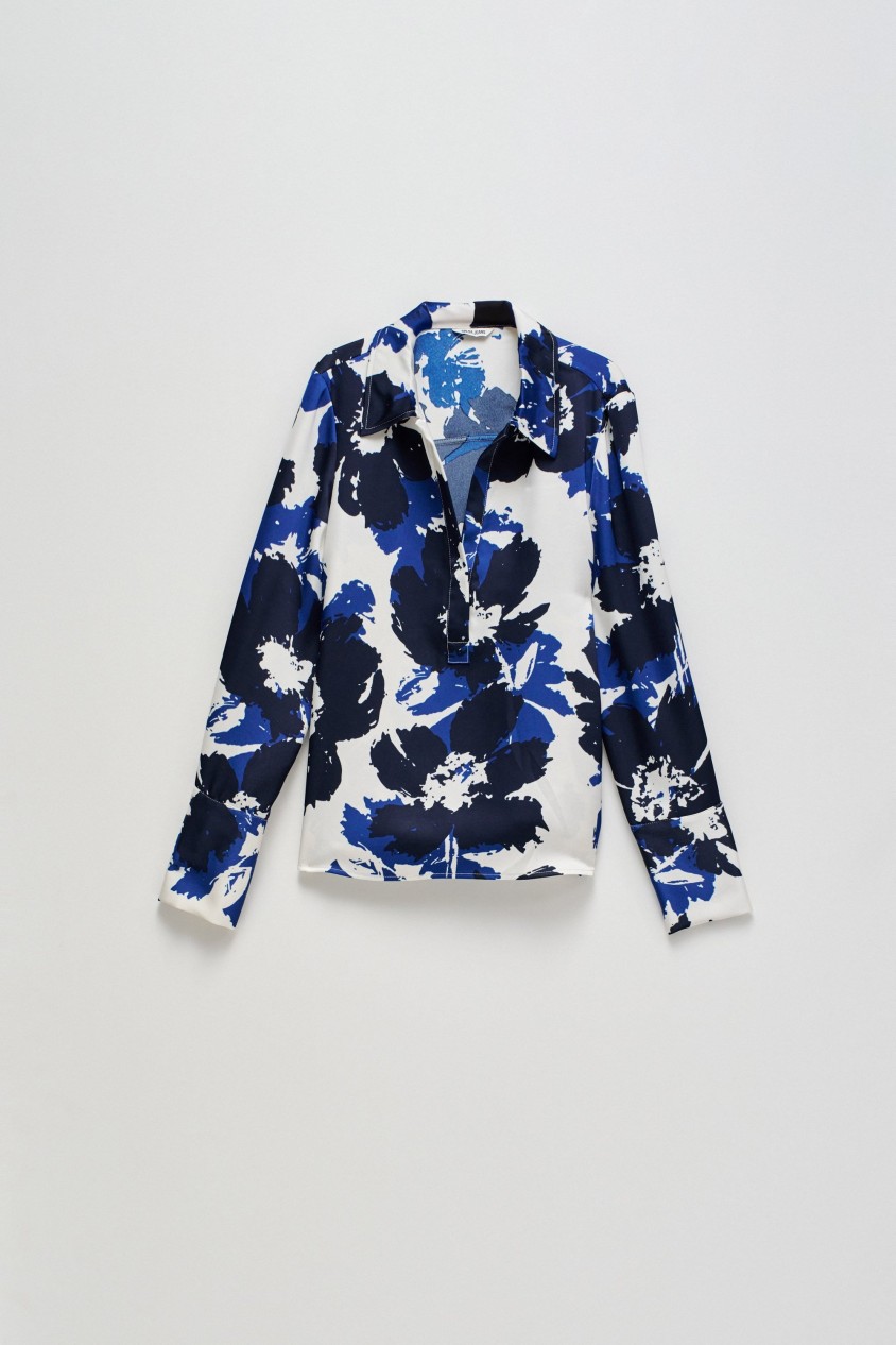 BLOUSE À IMPRIMÉ FLEURI