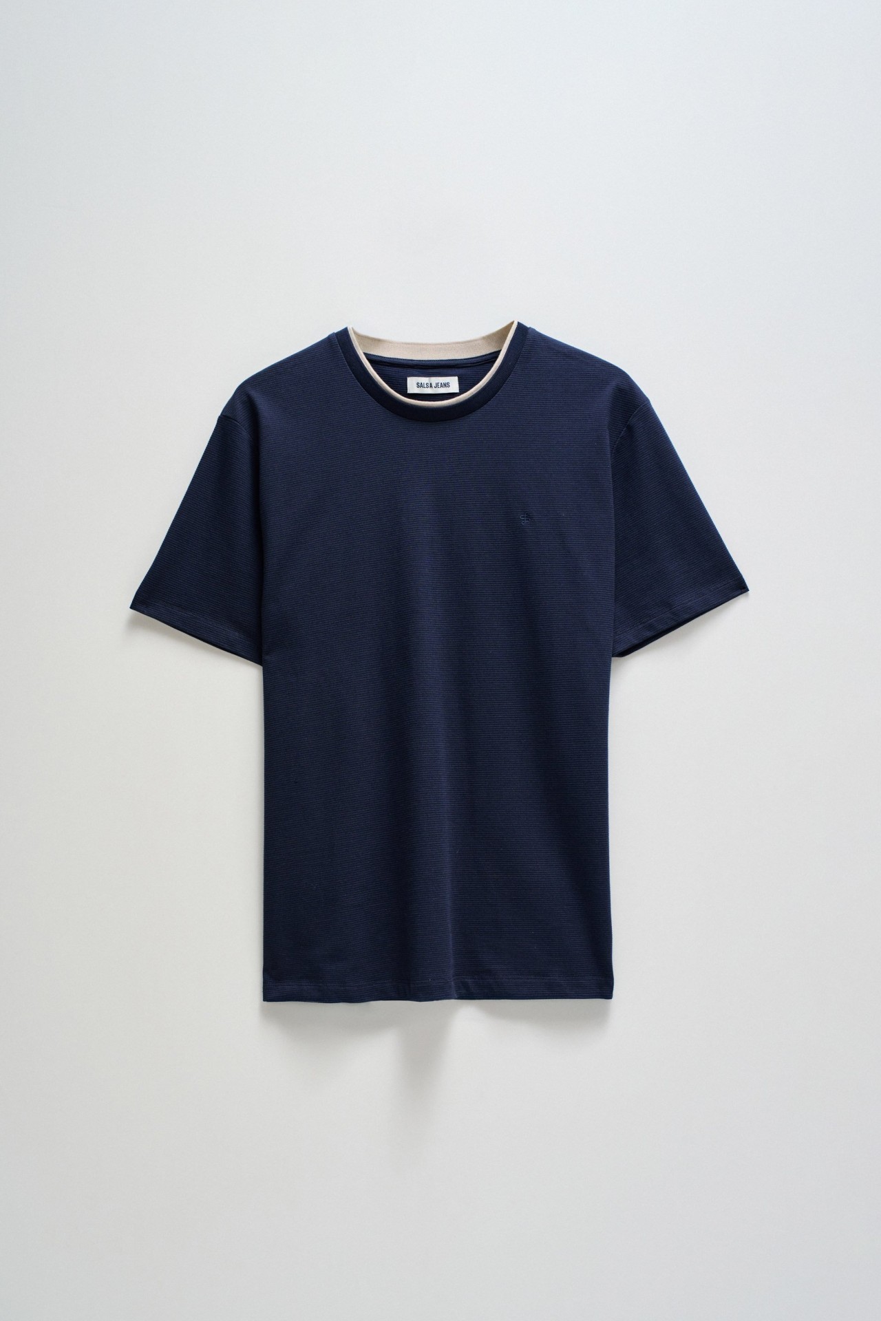 TEXTURED T-SHIRT REGULAR FIT