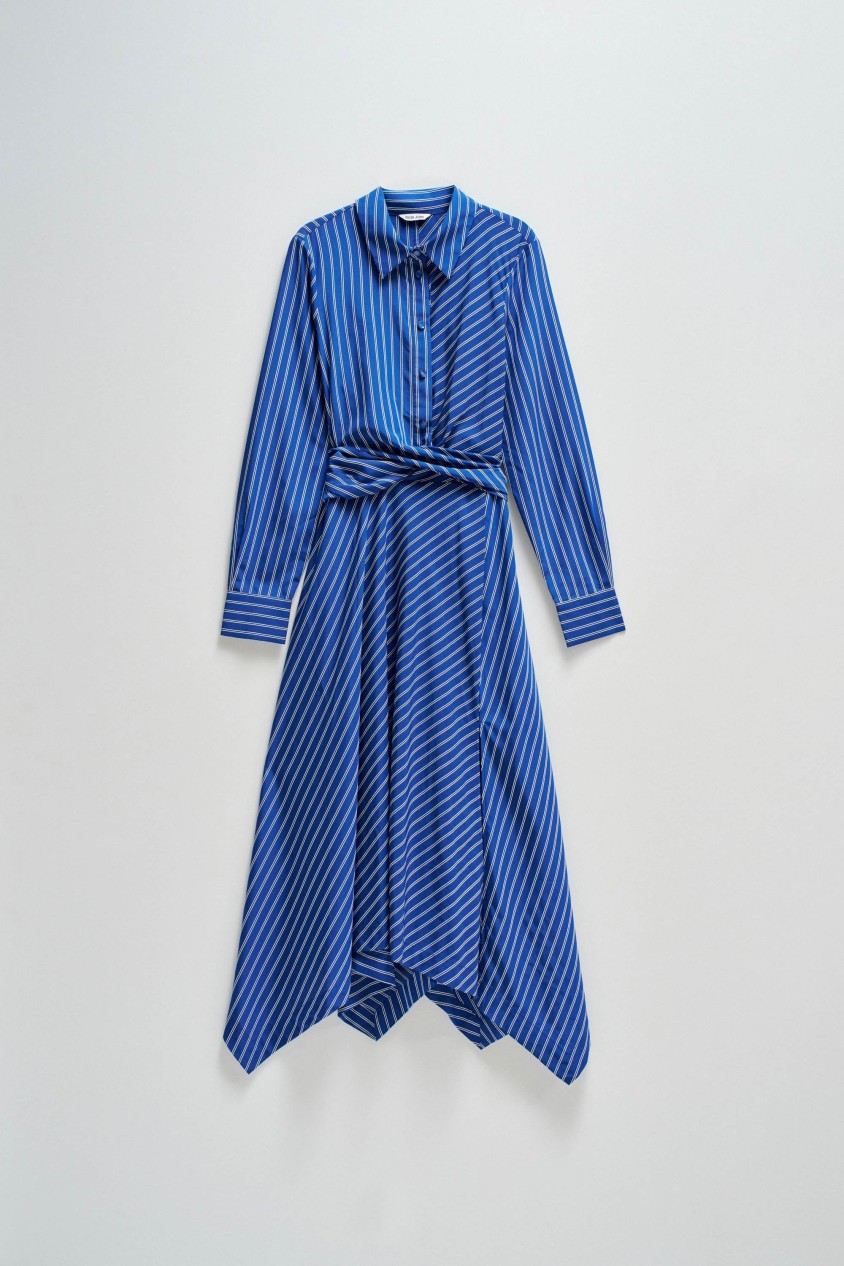 ASYMMETRIC MIDI DRESS