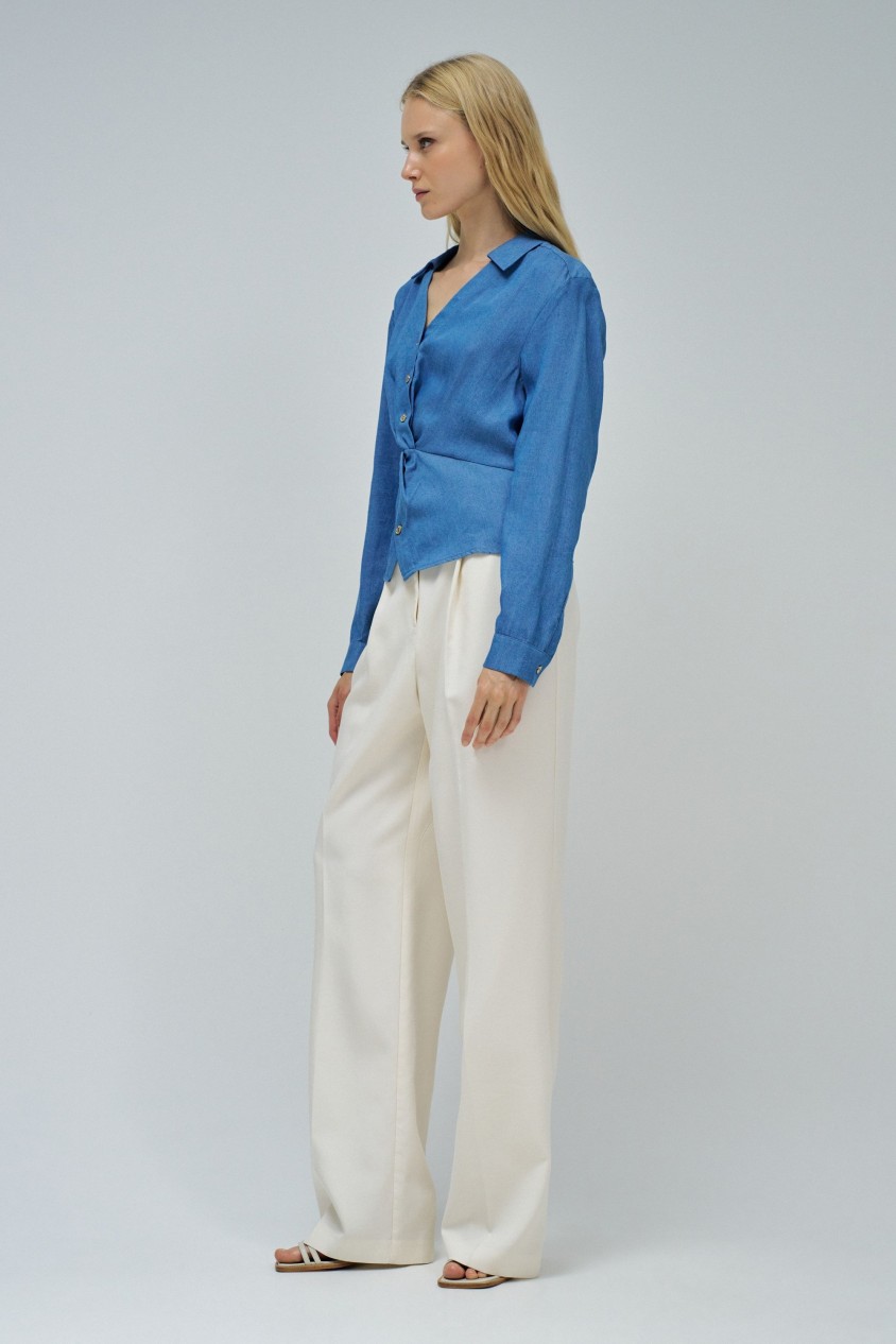 LIGHTDENIM BLOUSE