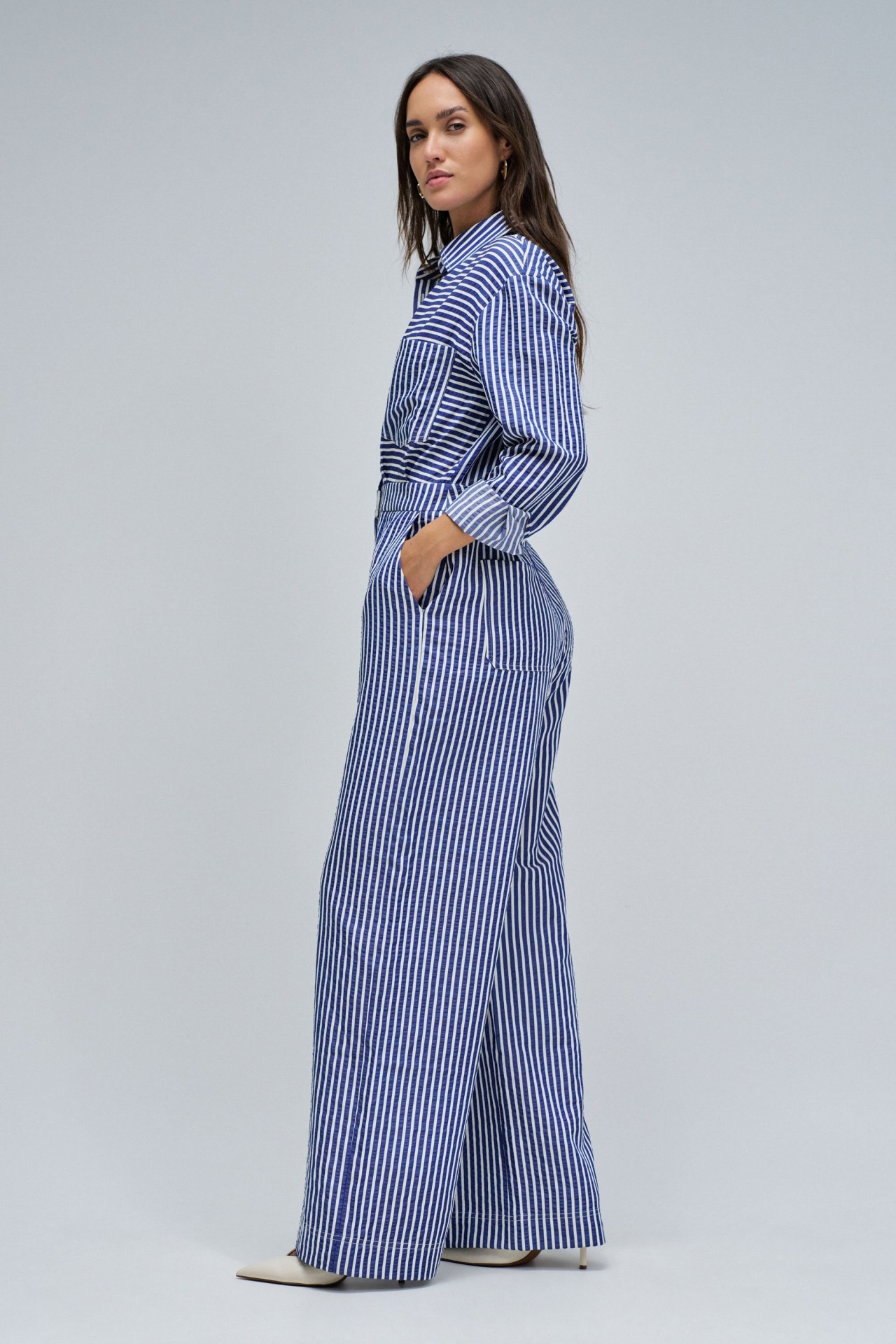 GESTREIFTER JUMPSUIT