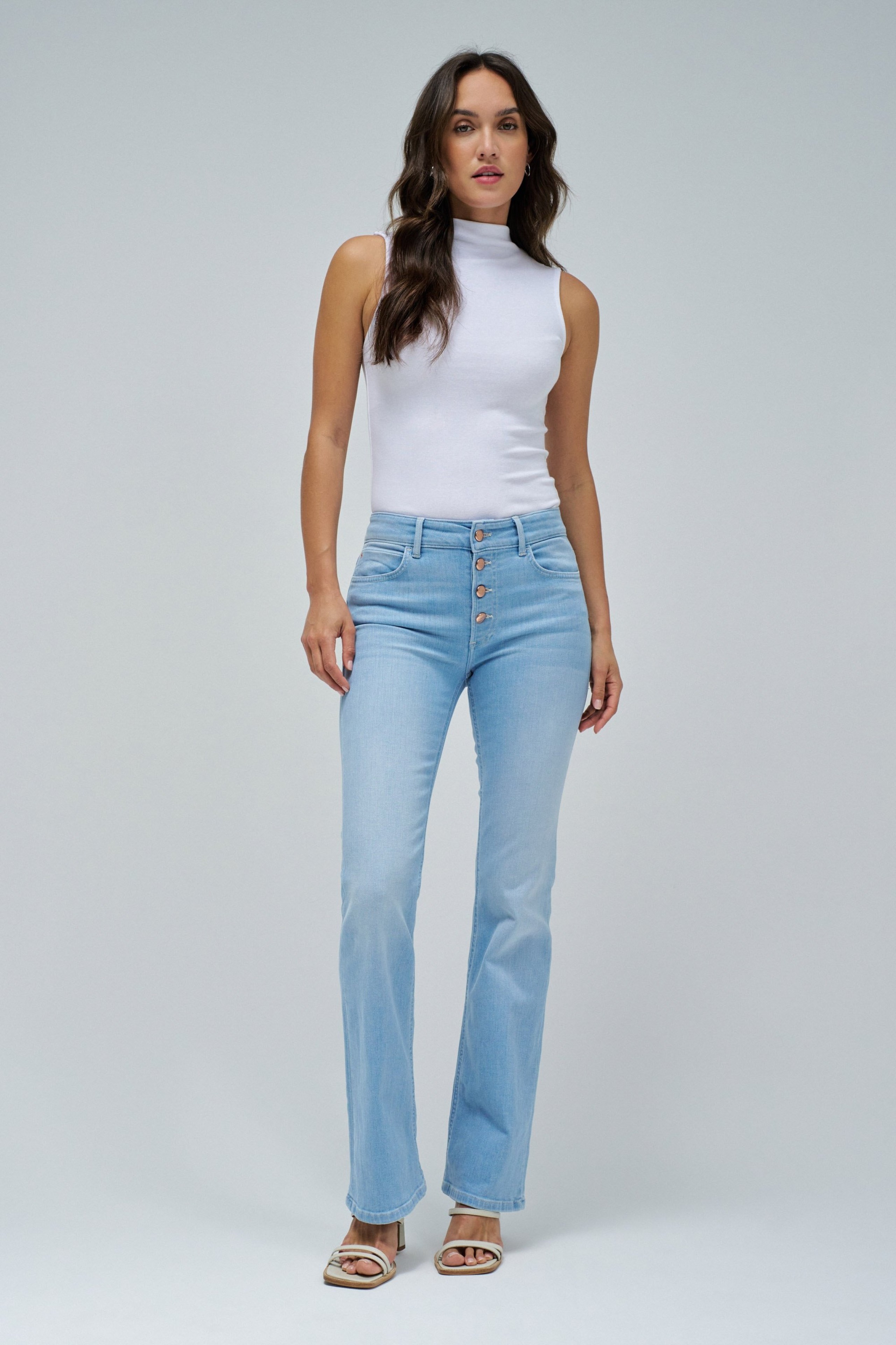 DESTINY PUSH UP BOOTCUT JEANS