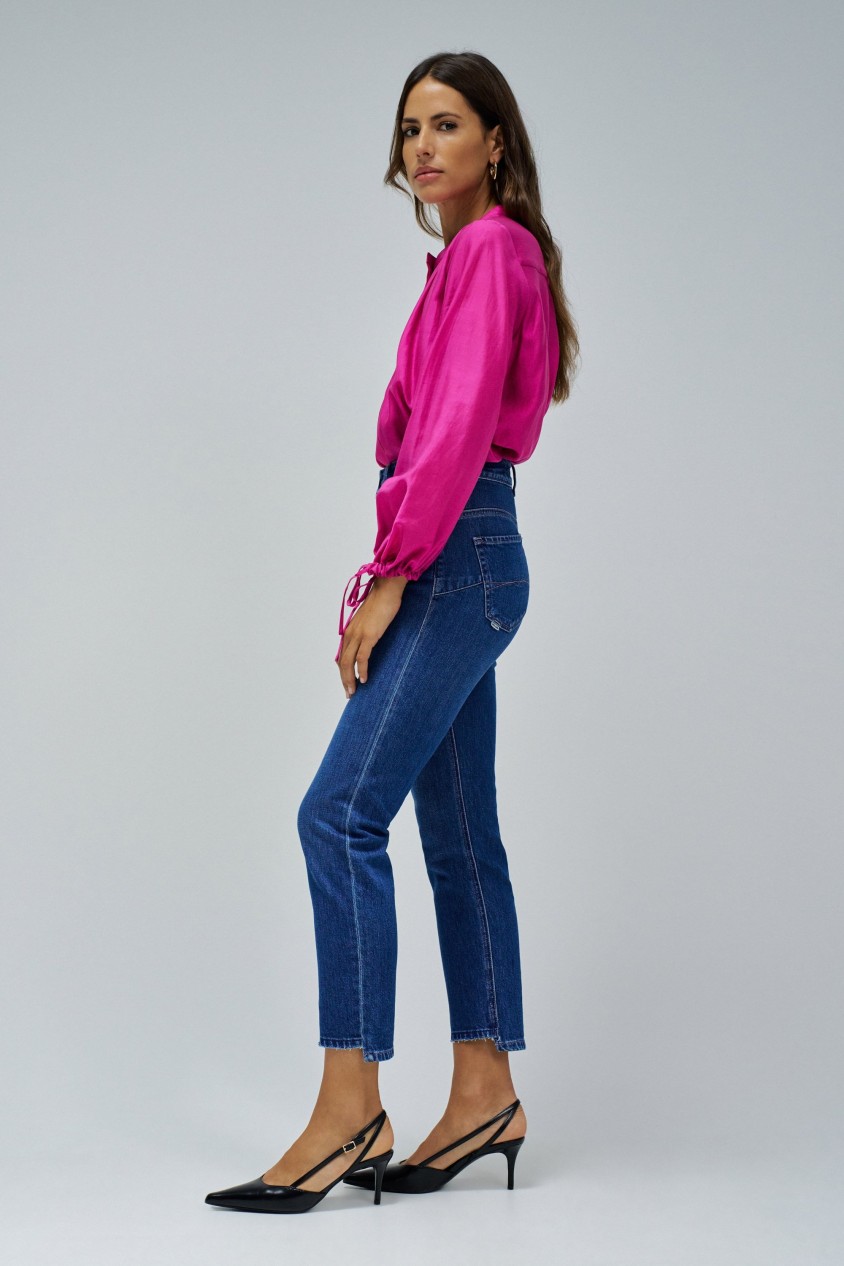 FAITH PUSH IN CROPPED SLIM JEANS