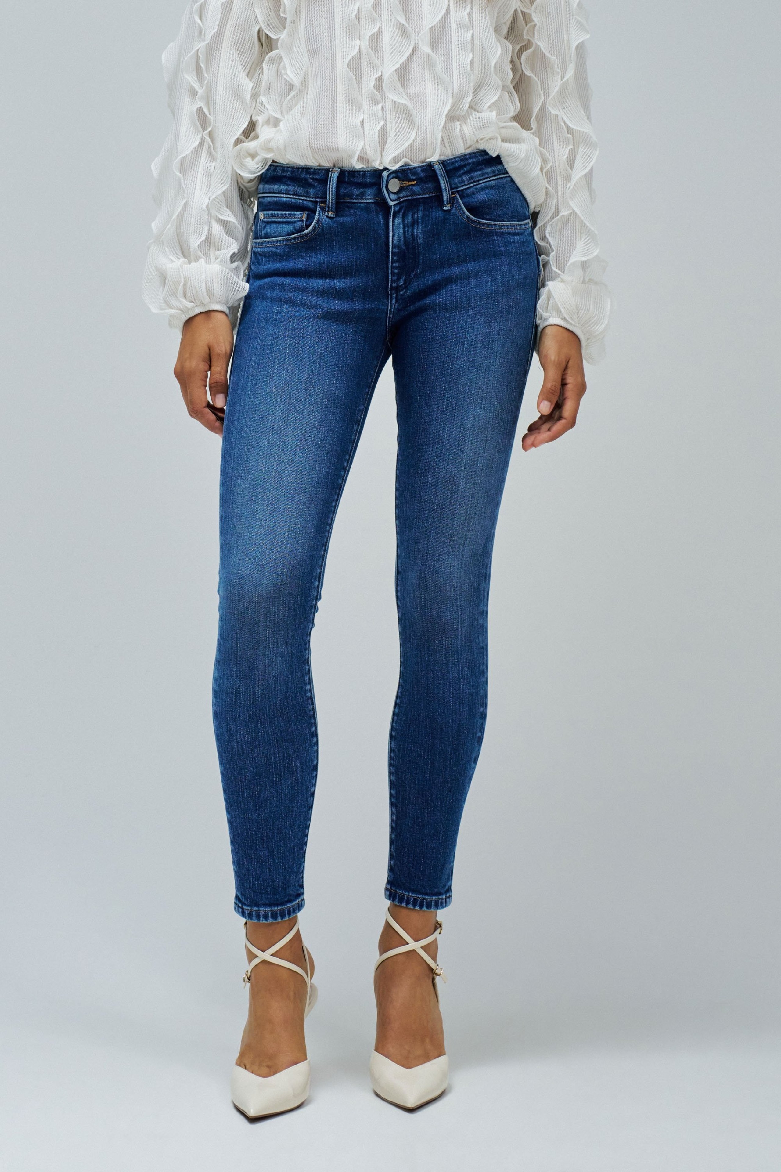 WONDER PUSH UP CROPPED SKINNY JEANS