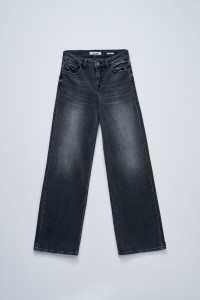 LOW RISE WIDE JEANS