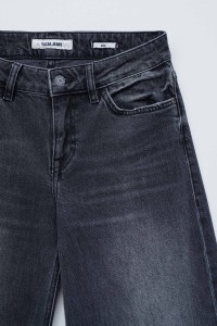 LOW RISE WIDE JEANS