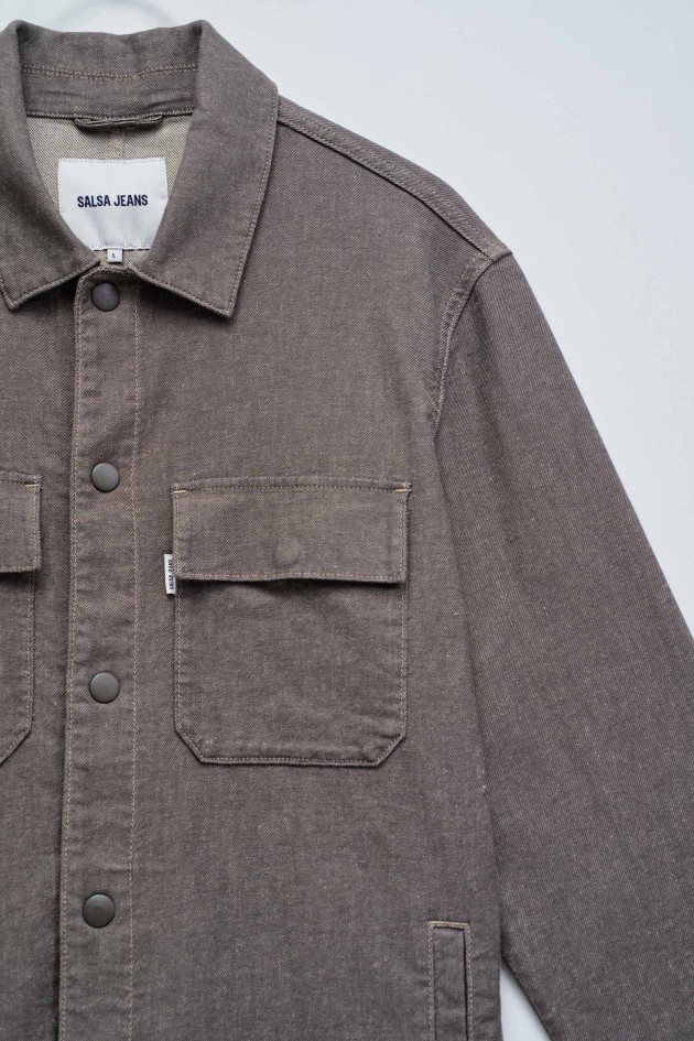 LINEN SHIRT JACKET