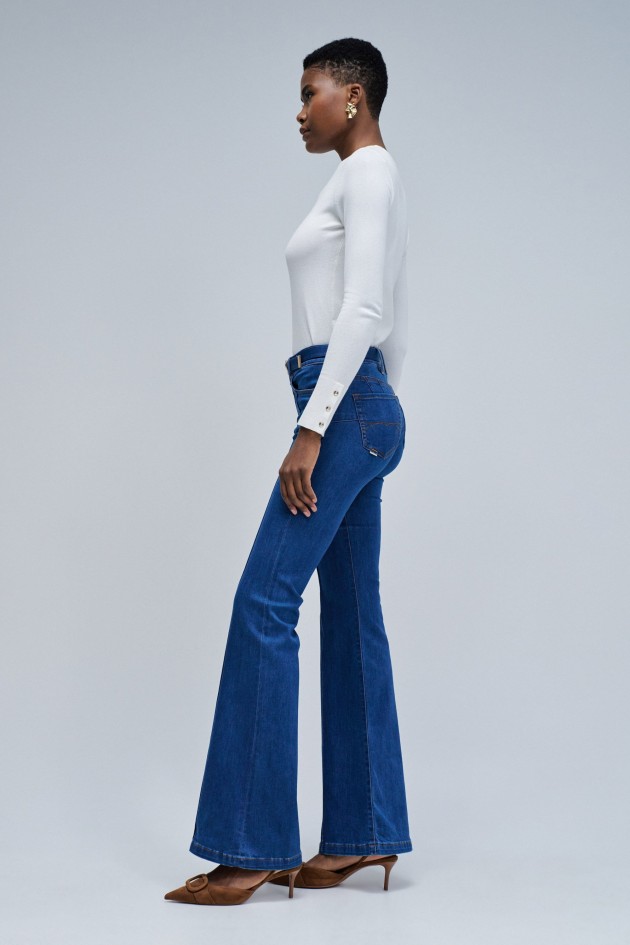 JEAN DESTINY PUSH UP FLARE