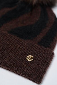 ANIMAL PRINT BEANIE