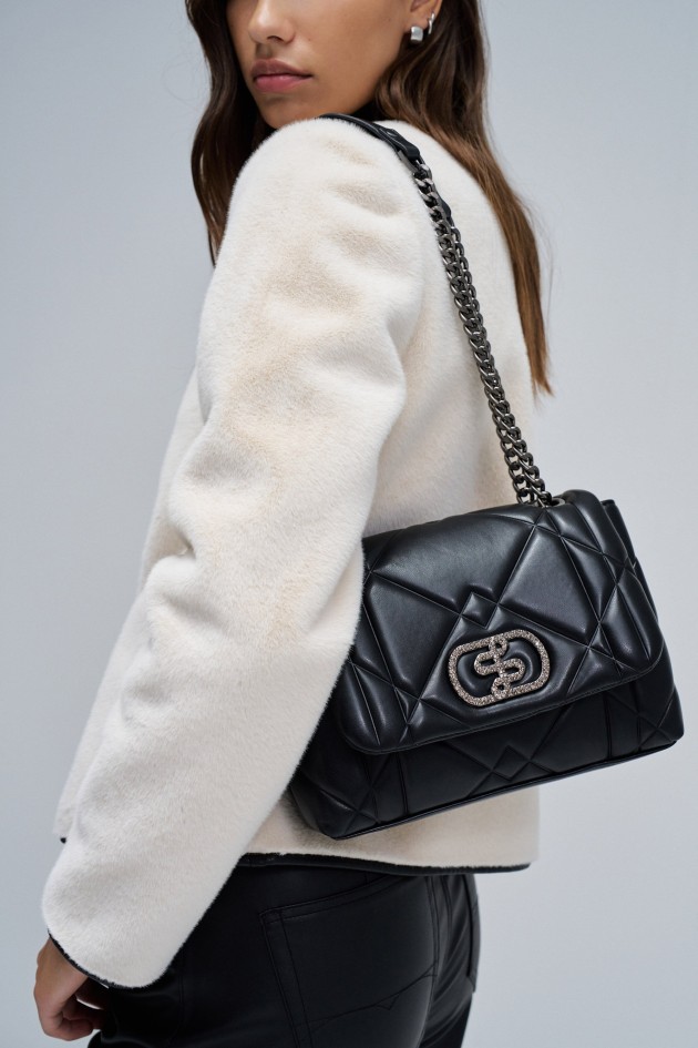 PADDED BAG LEATHER EFFECT