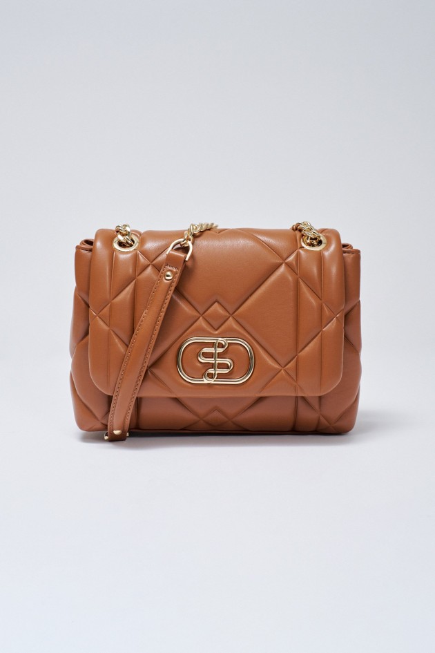 PADDED BAG LEATHER EFFECT
