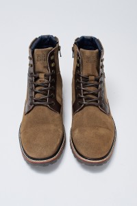 SUEDE BOOTS WITH LACES