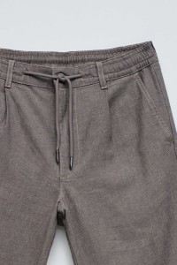 PANTALON JOGGERS COUPE REGULAR AVEC LIN
