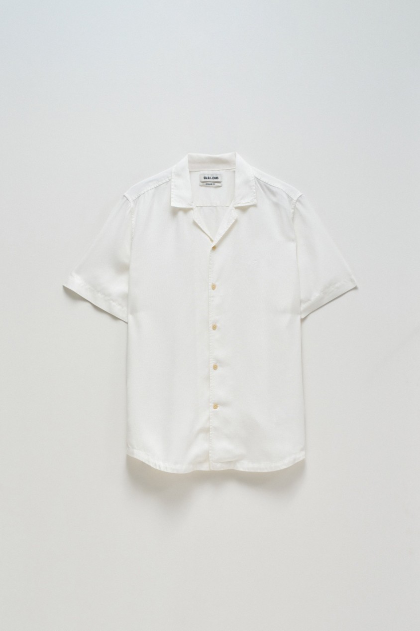 CAMISA EM DENIM LEVE