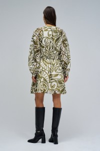SHORT PRINTED DRESS