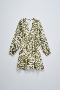 SHORT PRINTED DRESS