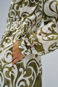 SHORT PRINTED DRESS