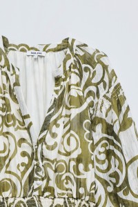 SHORT PRINTED DRESS