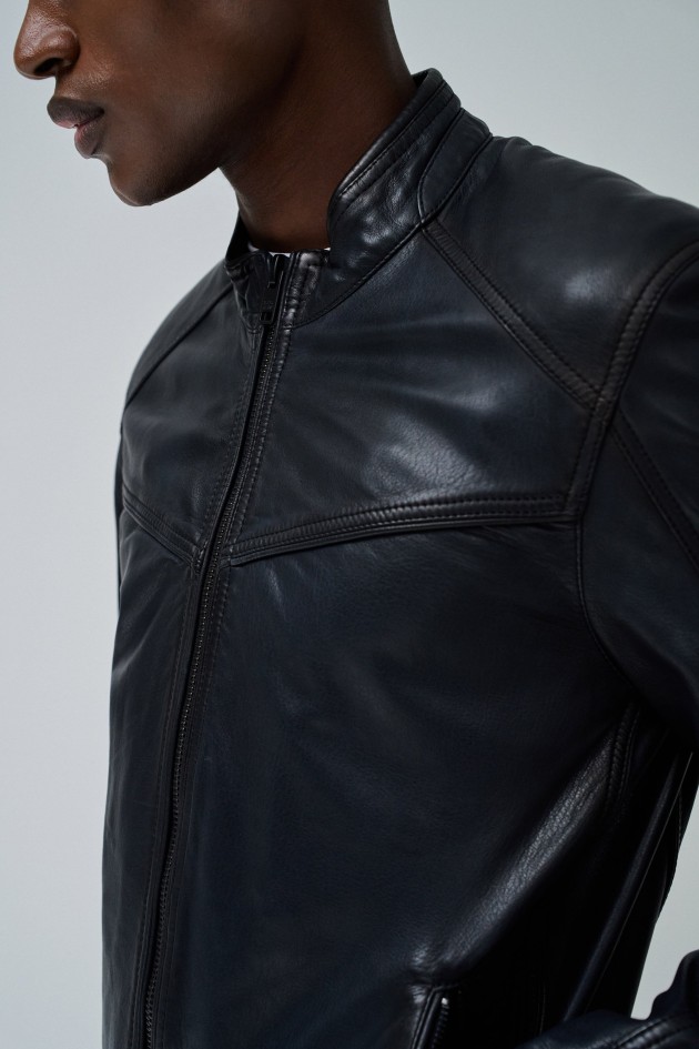 VESTE EN CUIR