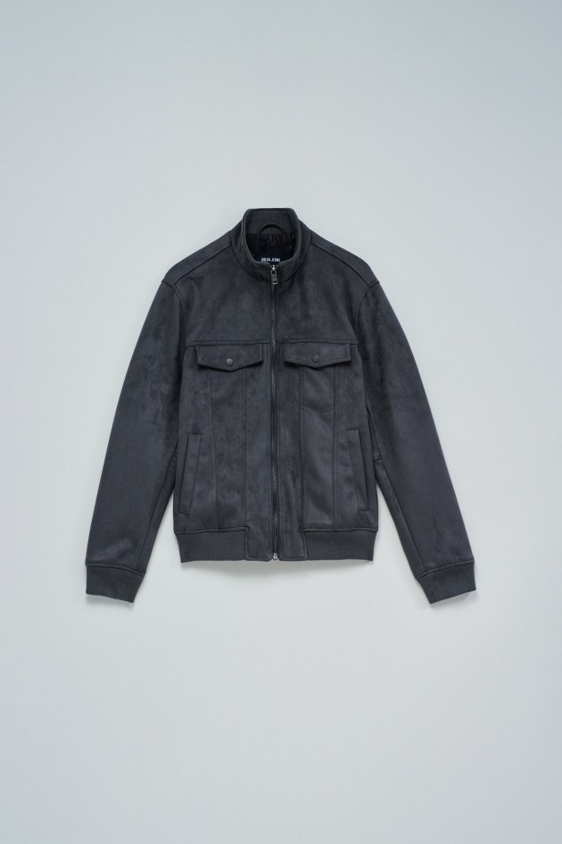 BOMBER JACKET IN SUEDE