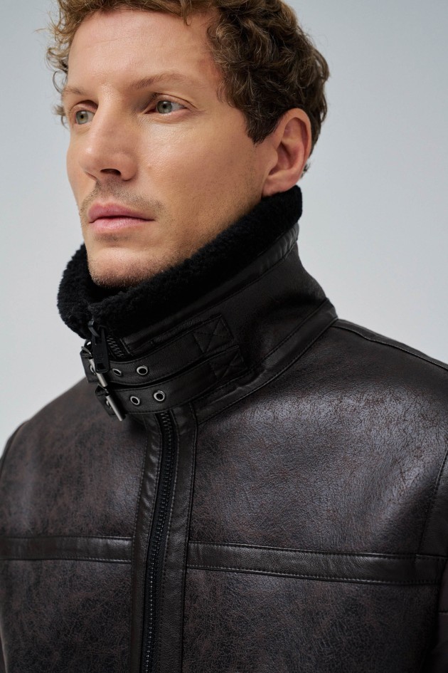 SHEARLING STYLE JACKET