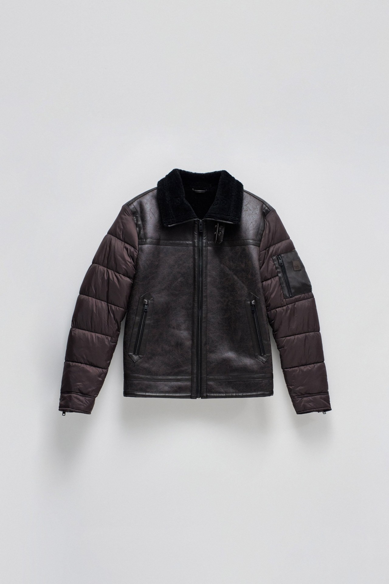 JACKE AUS SCHAFSLEDERIMITAT