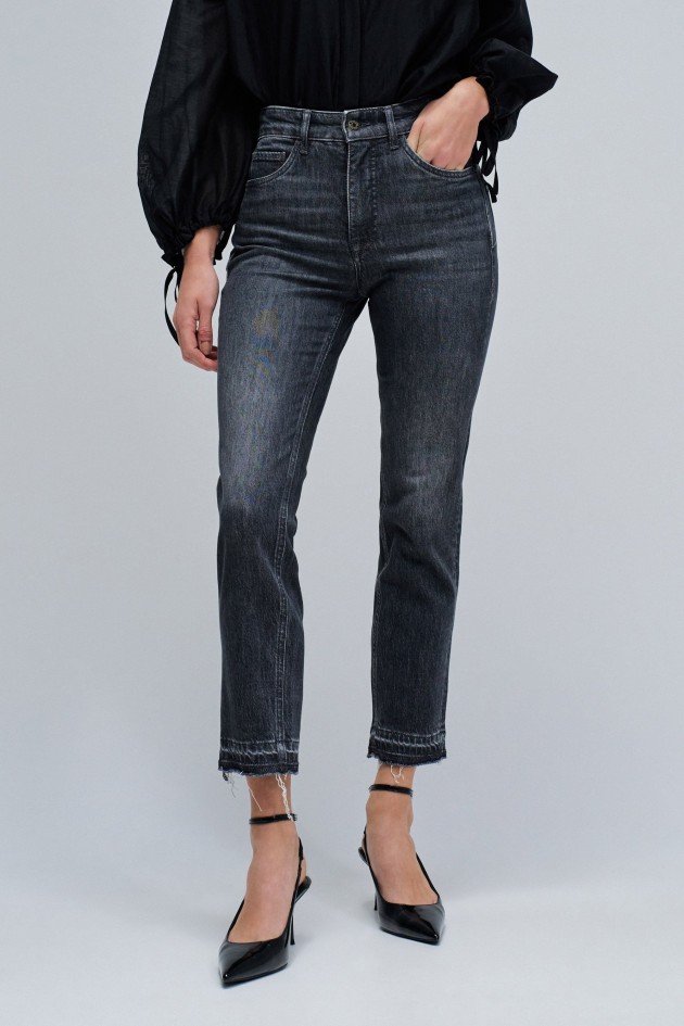 FAITH PUSH IN CROPPED SLIM JEANS