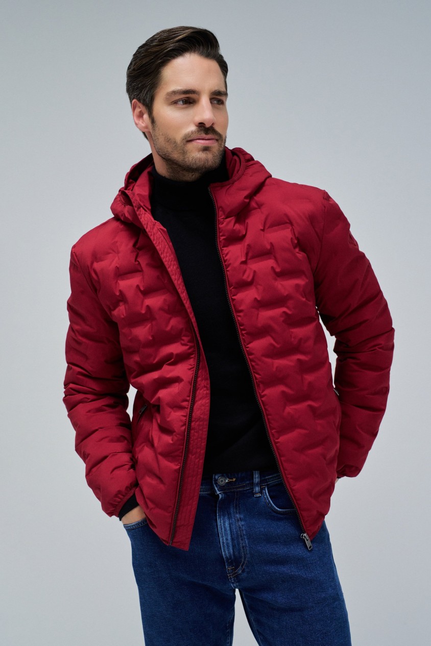 PUFFERMANTEL MIT TASCHEN