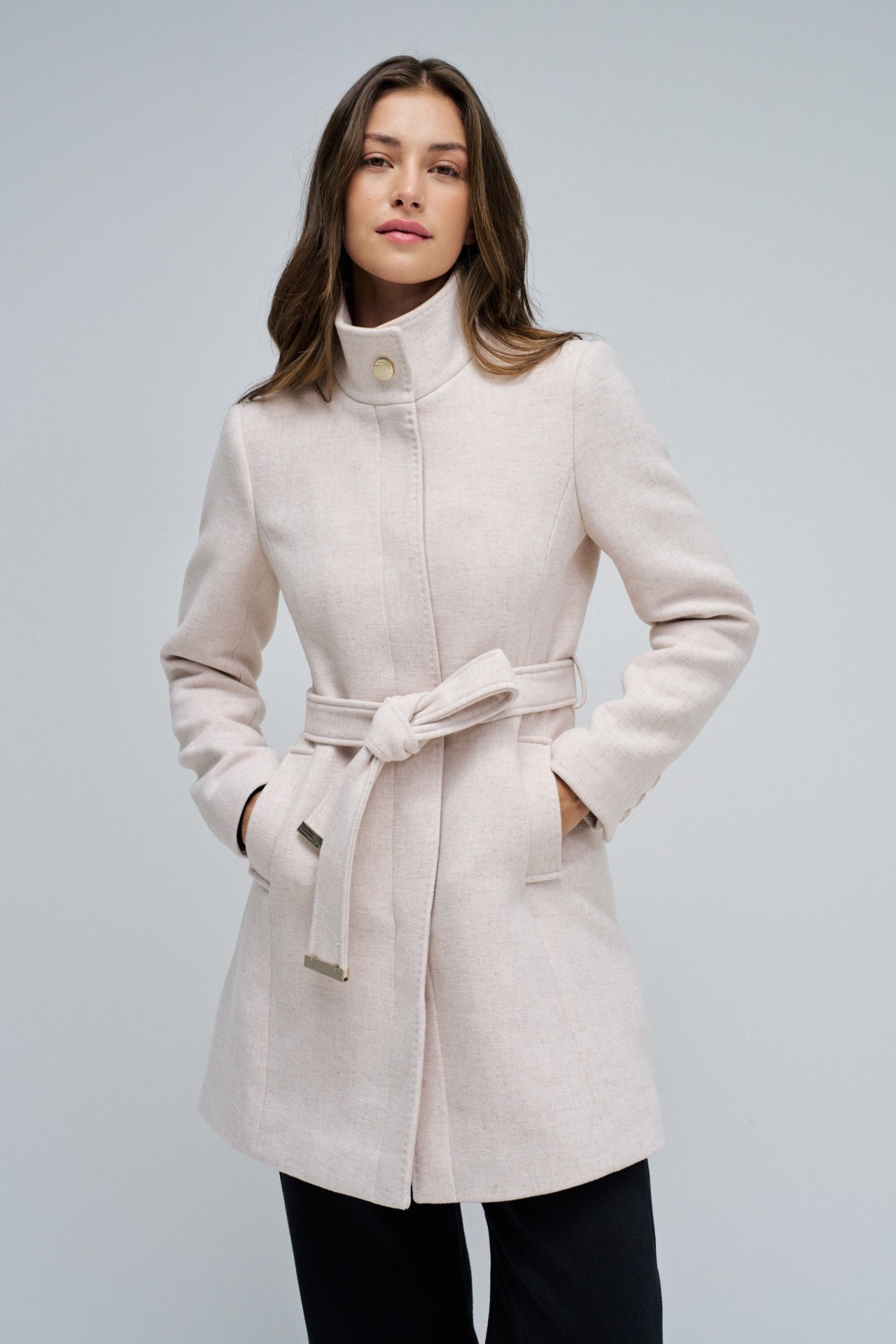 CHAQUETA DE PAO GRACE CON CINTURN