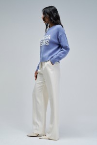 KNIT SWEATER WITH BRANDING
