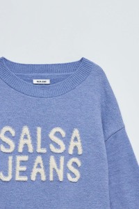 KNIT SWEATER WITH BRANDING