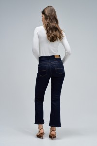 FAITH PUSH IN CROPPED FLARE JEANS