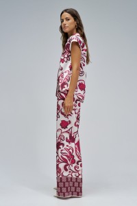 BLOUSE WITH FLORAL PATTERN
