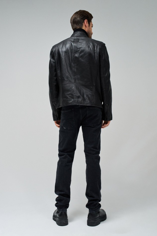 VESTE EN CUIR