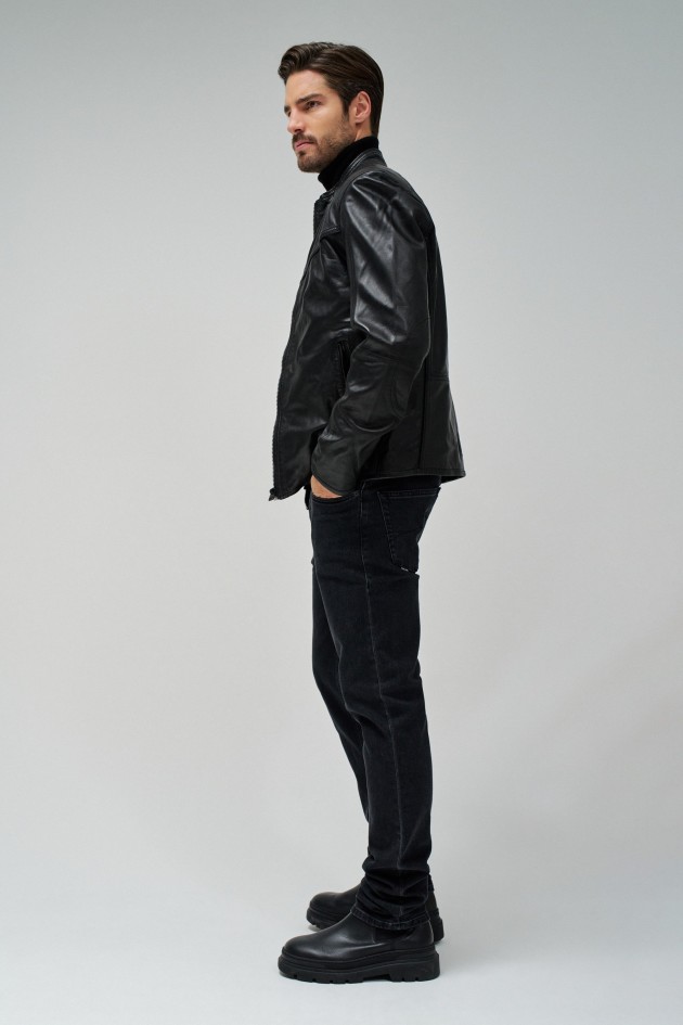 VESTE EN CUIR